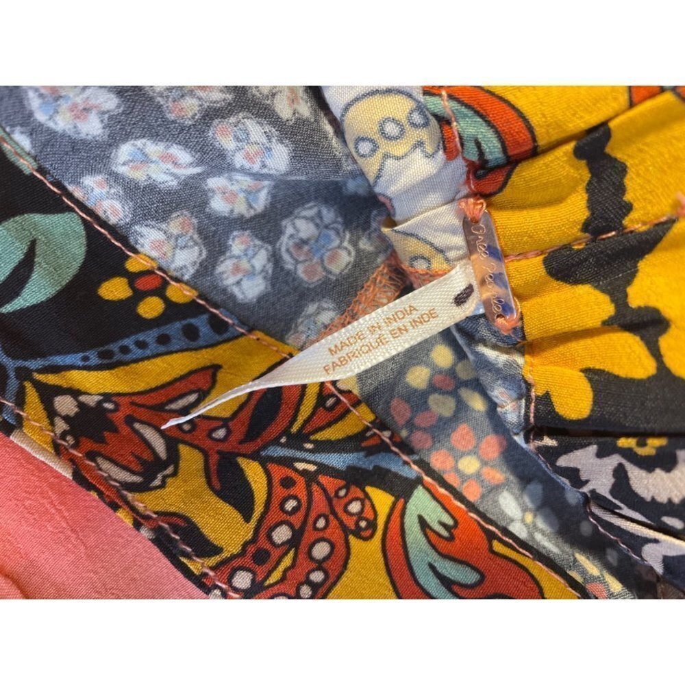 NWT Free People Love Is Wild High Rise Patchwork Bell Bottoms Pants Size XS $228 - Picture 7 of 7